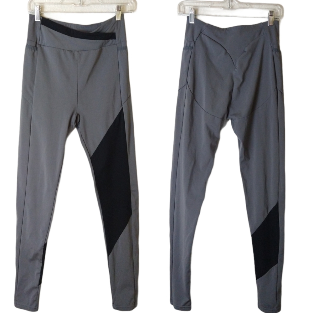 Gymshark Gray and Black Leggings. Large